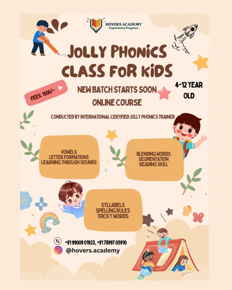 jolly phonics class for kids