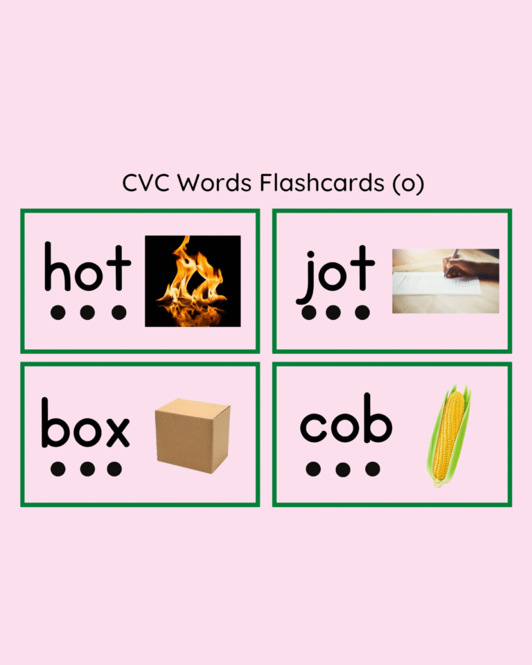 CVC Words Flashcards