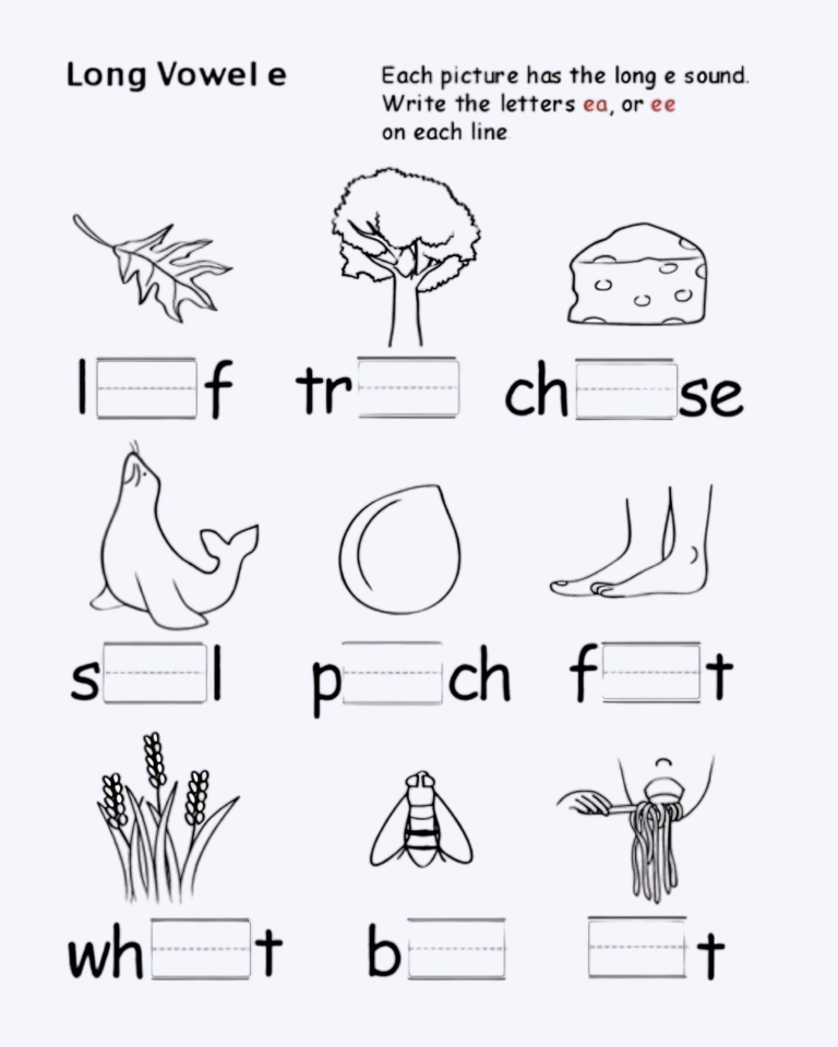 long vowel e