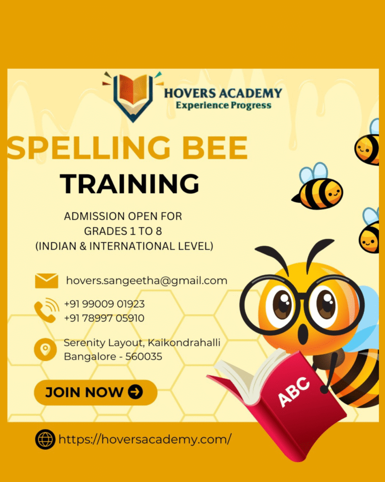 spelling bee poster